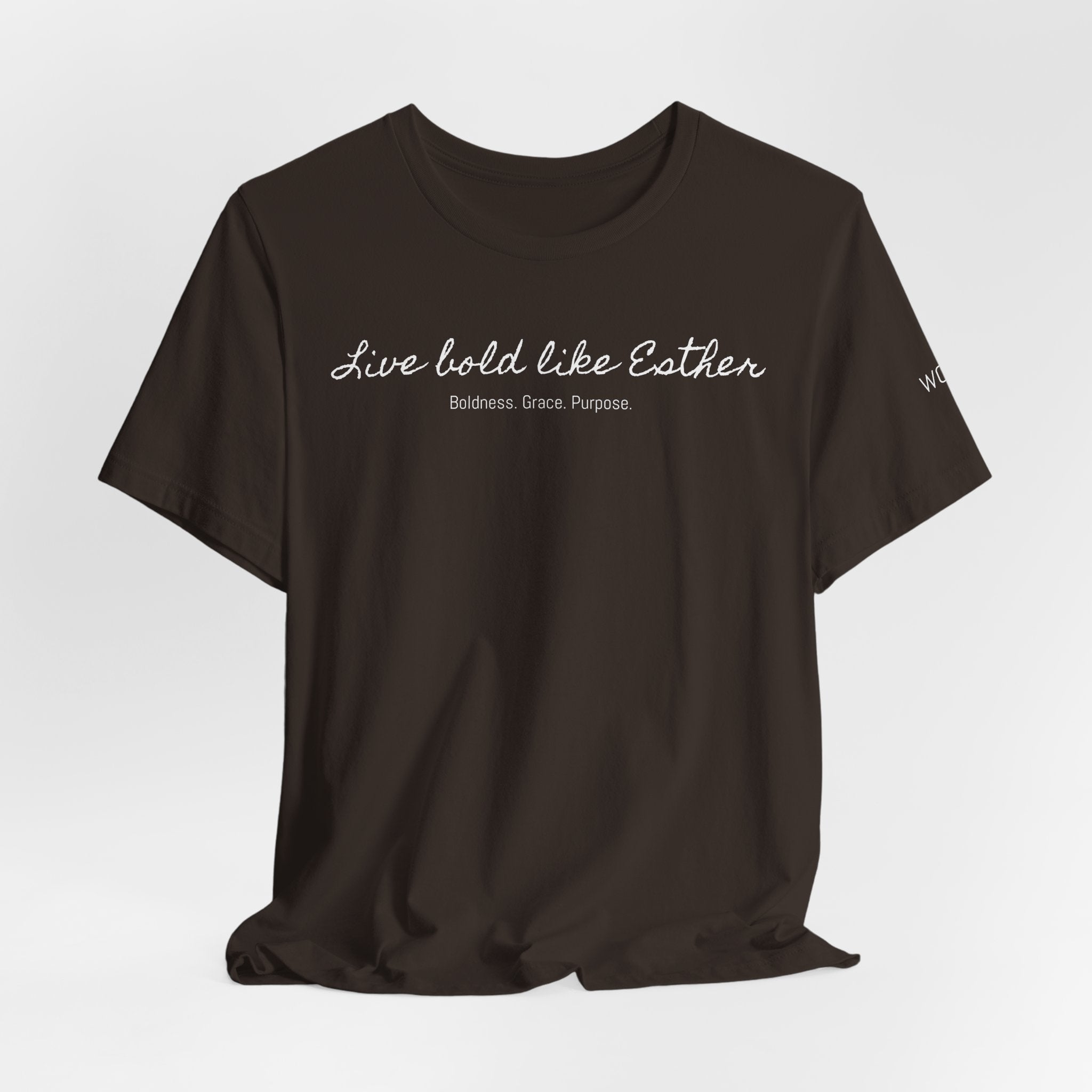 Live Bold Like Esther Tee — Inspirational Christian Scripture T‑Shirt