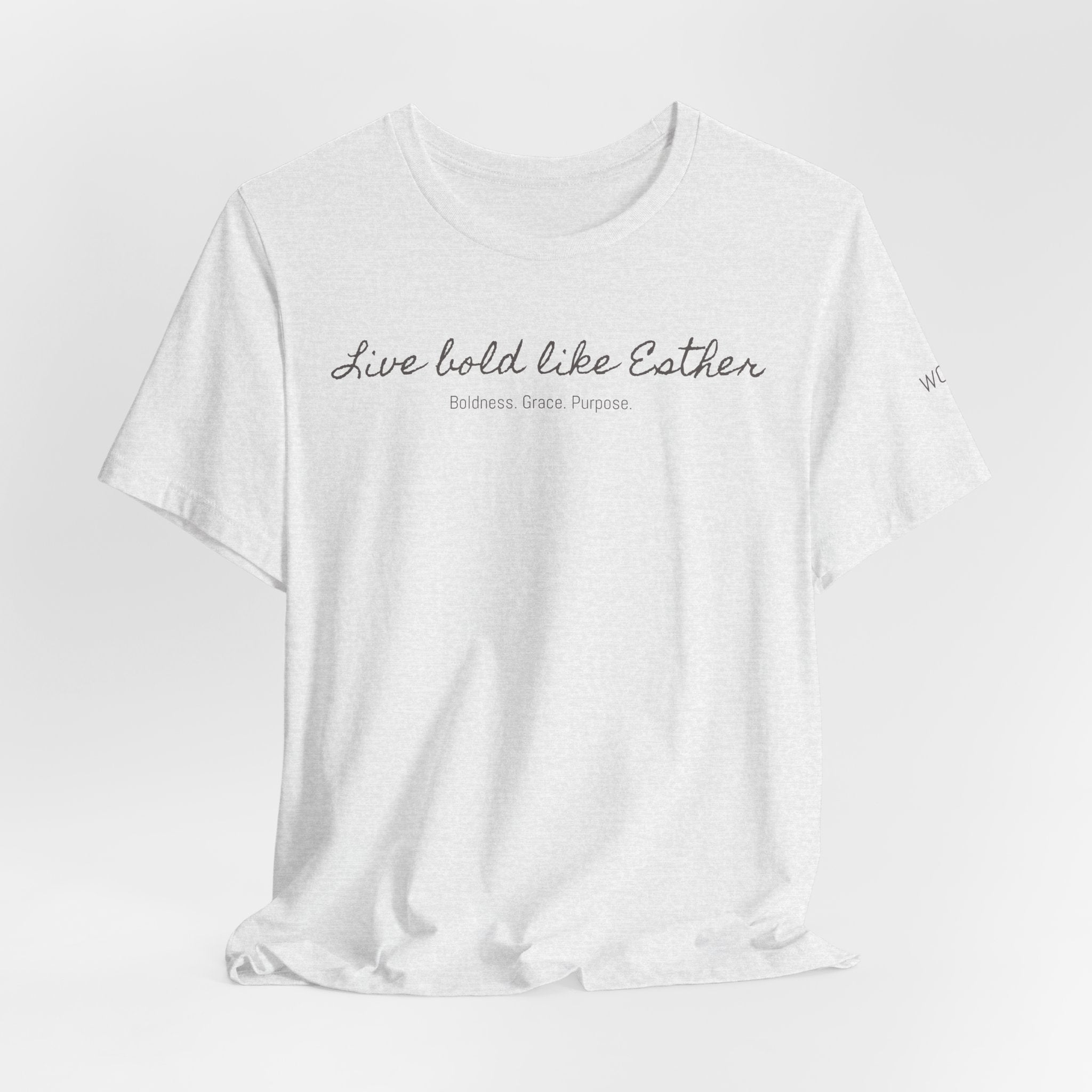 Live Bold Like Esther Tee — Inspirational Christian Scripture T‑Shirt