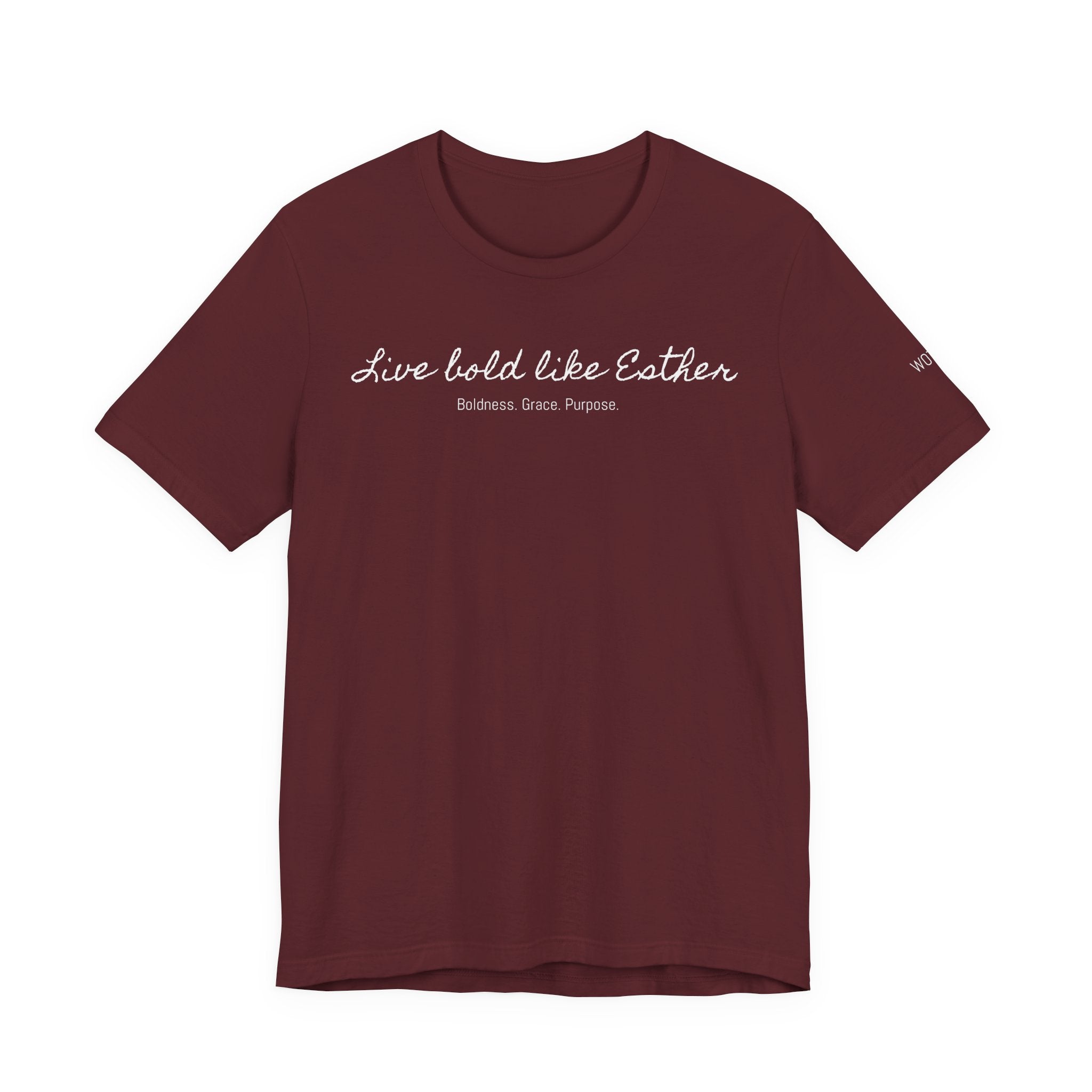 Live Bold Like Esther Tee — Inspirational Christian Scripture T‑Shirt