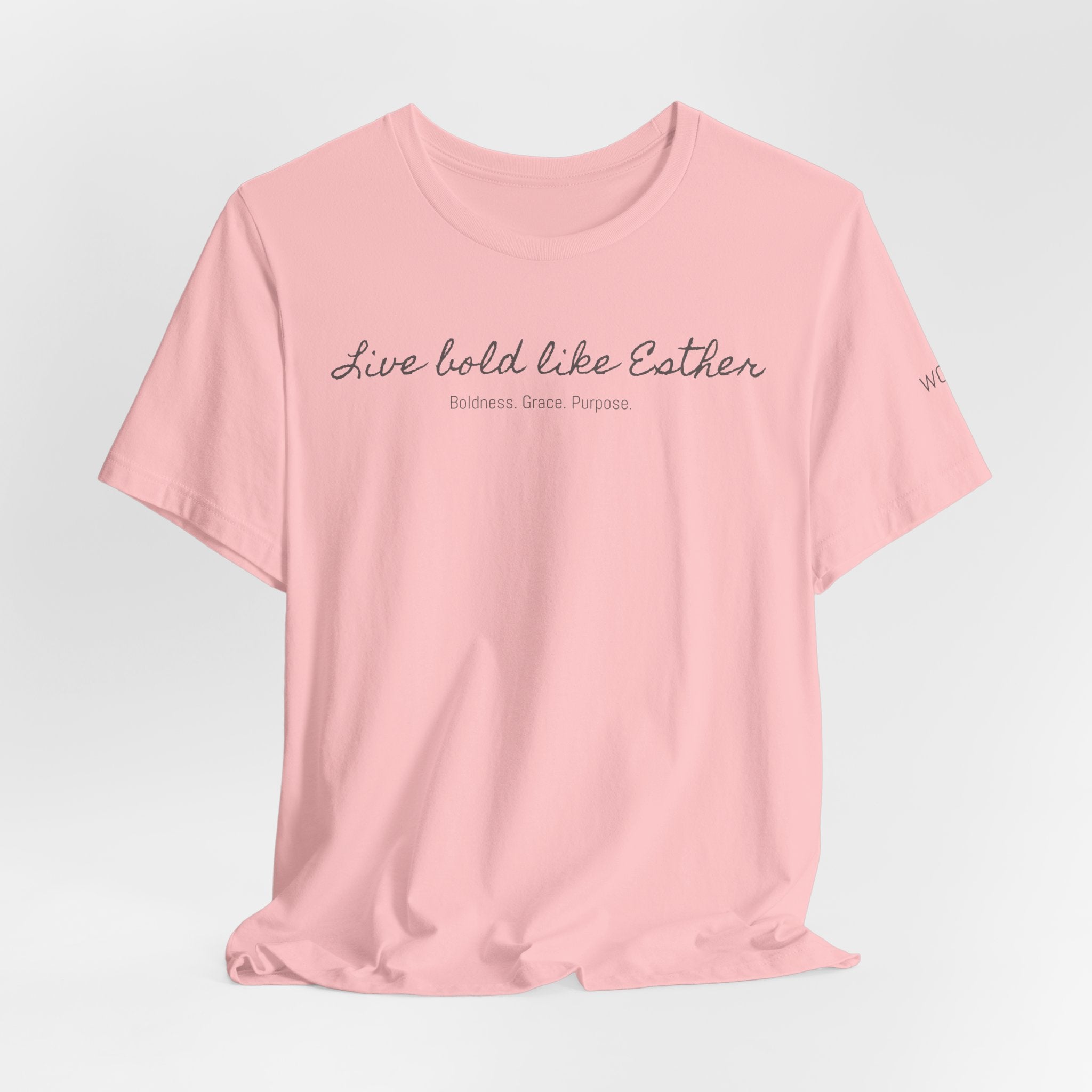 Live Bold Like Esther Tee — Inspirational Christian Scripture T‑Shirt