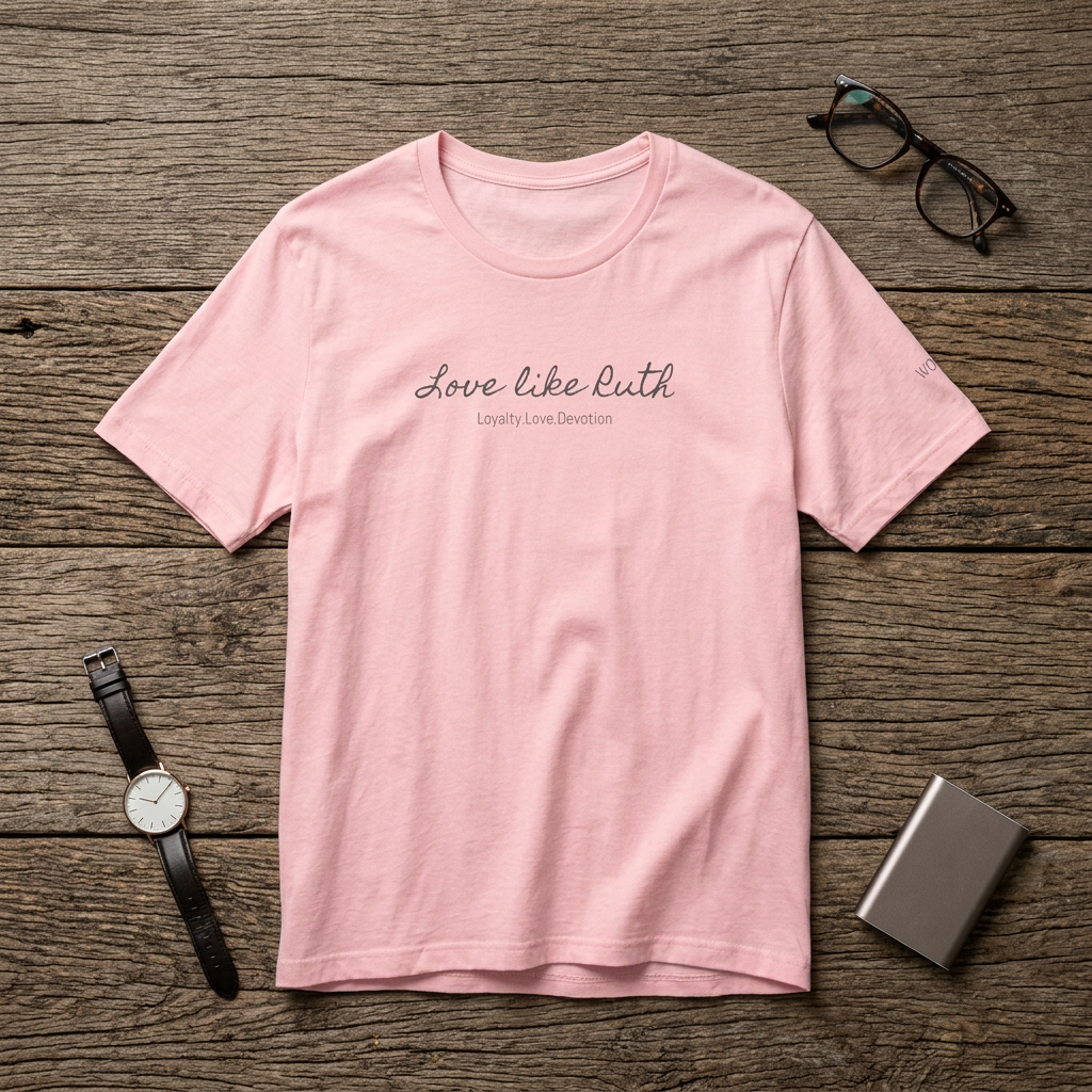 Ruth Faith Tee — "Where you go, I will go" Christian T‑Shirt