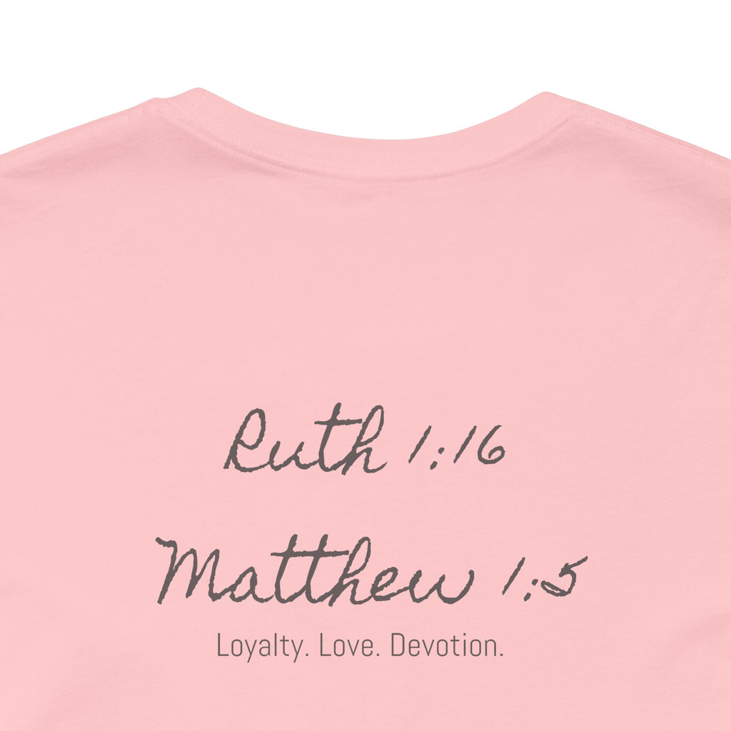 Ruth Faith Tee — "Where you go, I will go" Christian T‑Shirt