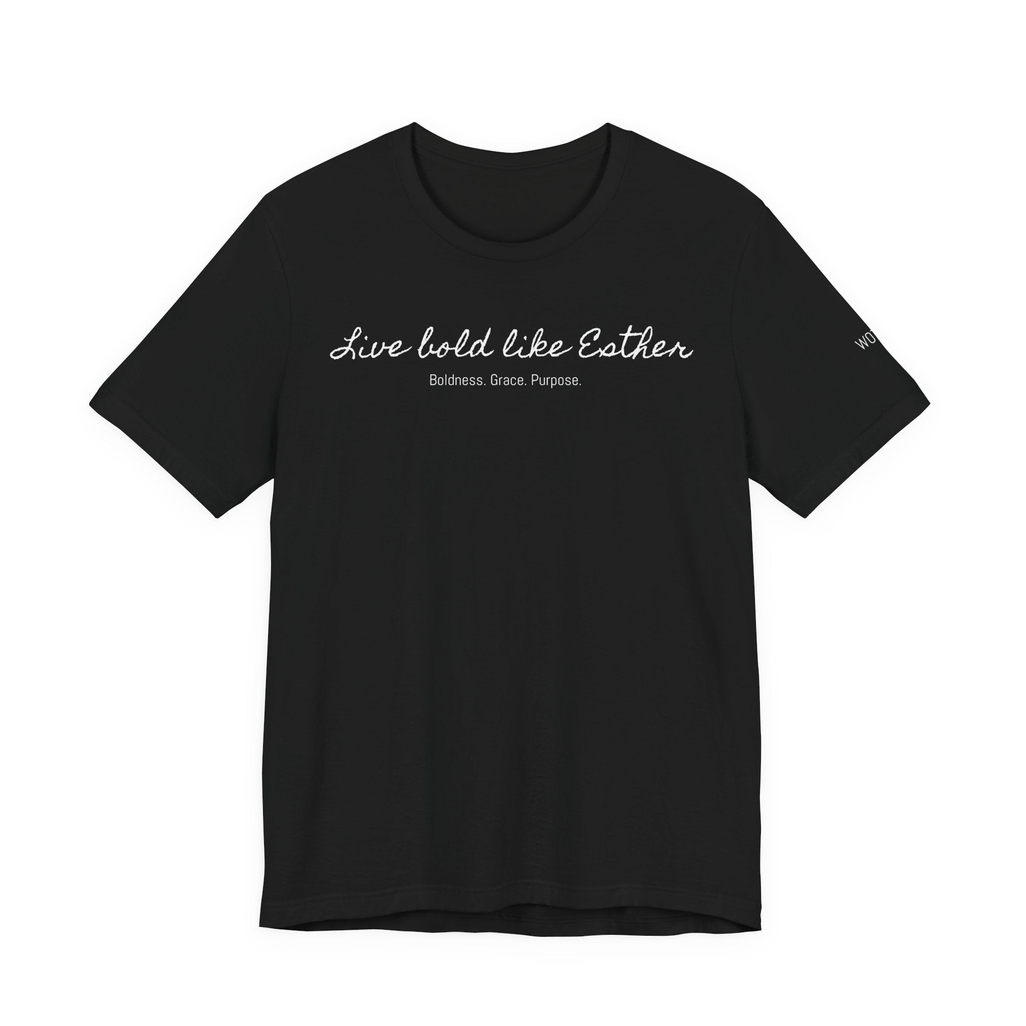 Live Bold Like Esther Tee — Inspirational Christian Scripture T‑Shirt