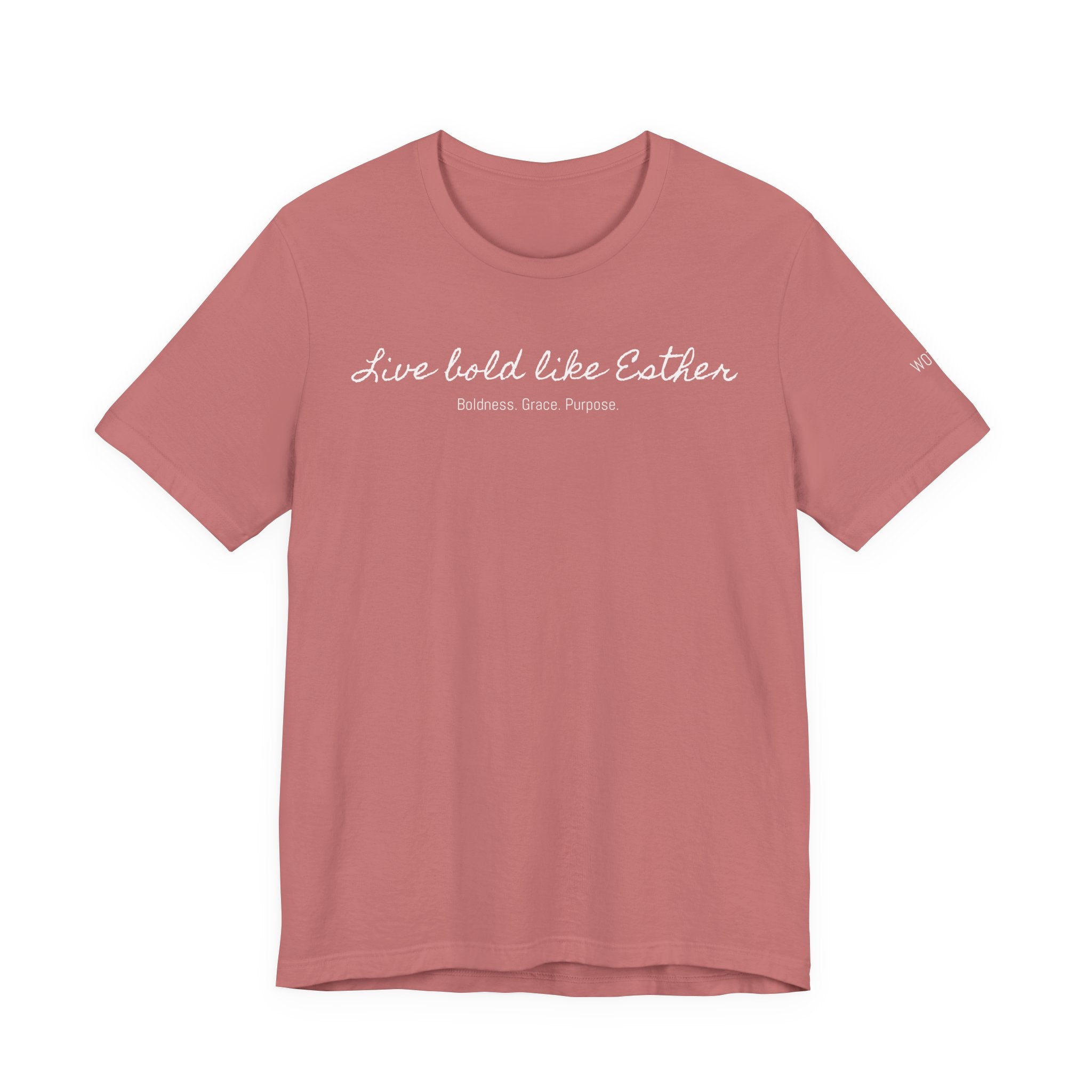 Live Bold Like Esther Tee — Inspirational Christian Scripture T‑Shirt