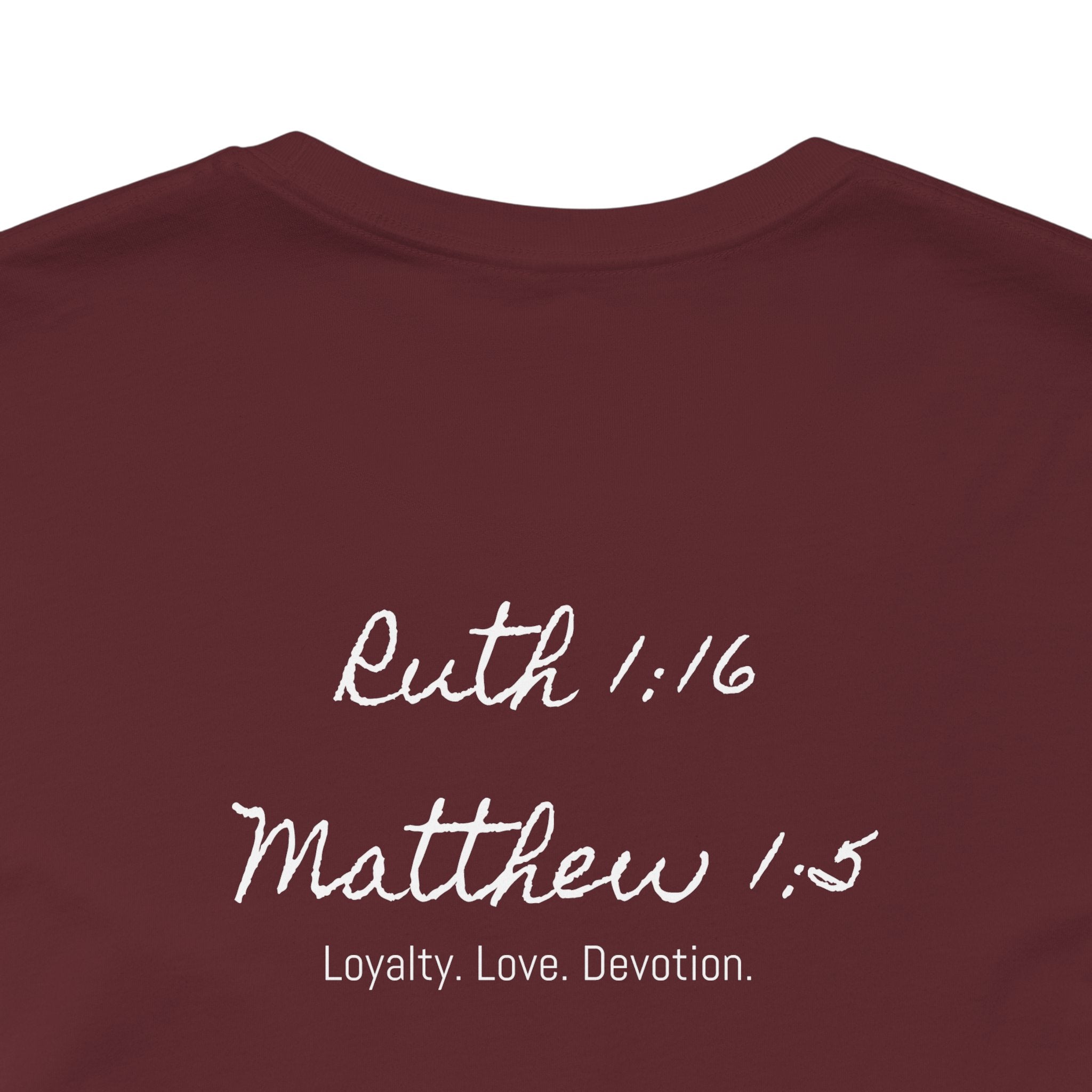 Ruth Faith Tee — "Where you go, I will go" Christian T‑Shirt