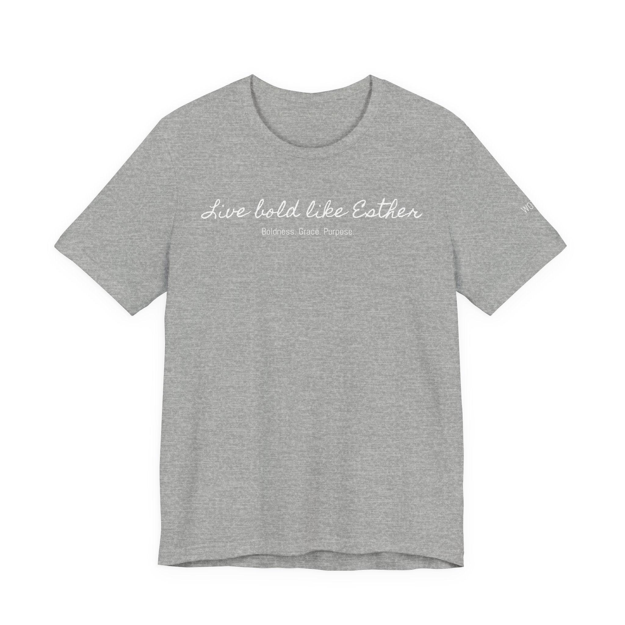 Live Bold Like Esther Tee — Inspirational Christian Scripture T‑Shirt